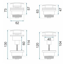 Сифон для раковины Rea REA-A8541
