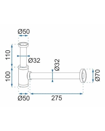 Сифон для раковины Rea REA-A8586