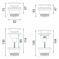 Сифон для раковины Rea REA-A8586