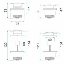Сифон для раковины Rea REA-A5215