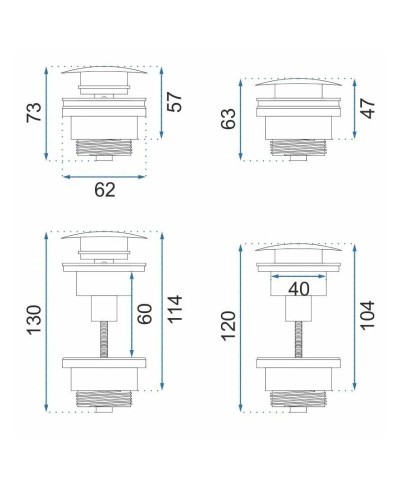 Сифон для раковины Rea REA-A5215