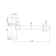 Сифон для раковины IDDIS Optima Home OPTWT00i84