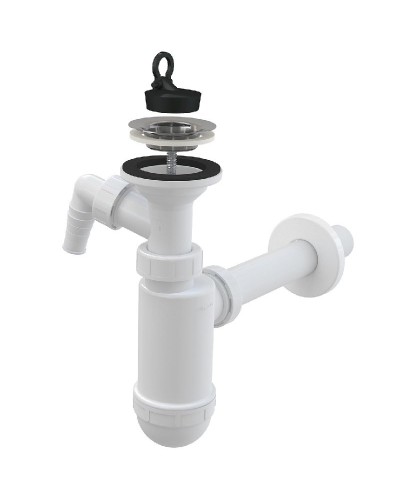 Сифон для раковины Alcaplast A410P Хром