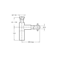 Jacob Delafon E78291-CP Сифон для раковины