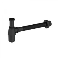 Сифон для раковины WONZON & WOGHAND, Черный матовый (WW-88SS102-MB)