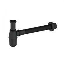 Сифон для раковины WONZON & WOGHAND, Черный матовый (WW-88SS102-MB)
