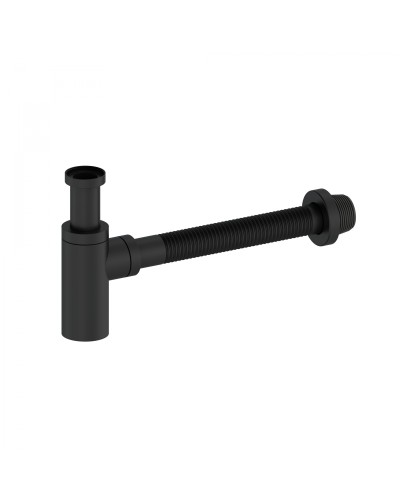 Сифон для раковины WONZON & WOGHAND, Черный матовый (WW-88SS101-MB)