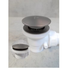 Слив-перелив для ванны AltroBagno Beni aggiuntivi AltroBagnoBD070303GrMt автомат, оружейная сталь