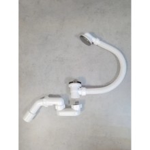 Слив-перелив для ванны AltroBagno Beni aggiuntivi AltroBagnoBD070303GrMt автомат, оружейная сталь