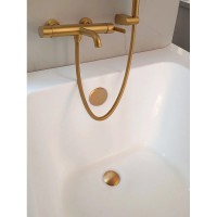 Слив-перелив для ванны AltroBagno Beni aggiuntivi AltroBagnoBD070304RaSp автомат, медь матовая