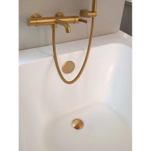 Слив-перелив для ванны AltroBagno Beni aggiuntivi AltroBagnoBD070304RaSp автомат, медь матовая