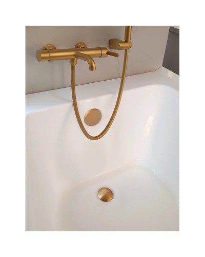 Слив-перелив для ванны AltroBagno Beni aggiuntivi AltroBagnoBD070304RaSp автомат, медь матовая