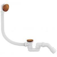 Слив-перелив для ванны AltroBagno Beni aggiuntivi AltroBagnoBD070304RaSp автомат, медь матовая