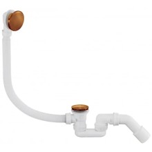 Слив-перелив для ванны AltroBagno Beni aggiuntivi AltroBagnoBD070304RaSp автомат, медь матовая