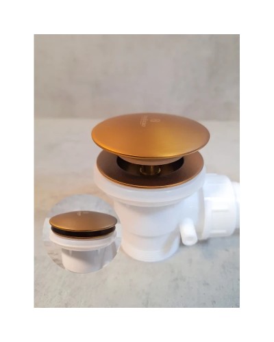 Слив-перелив для ванны AltroBagno Beni aggiuntivi AltroBagnoBD070304RaSp автомат, медь матовая