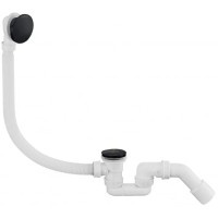 Слив-перелив для ванны AltroBagno Beni aggiuntivi AltroBagnoBD070302Ne автомат, черный матовый