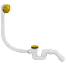 Слив-перелив для ванны AltroBagno Beni aggiuntivi AltroBagnoBD070305OrSp автомат, золотой матовый