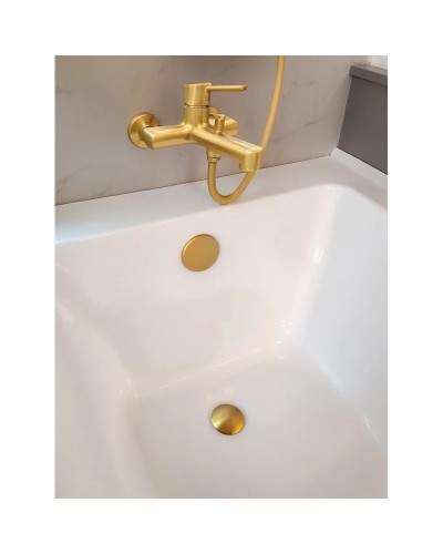 Слив-перелив для ванны AltroBagno Beni aggiuntivi AltroBagnoBD070305OrSp автомат, золотой матовый