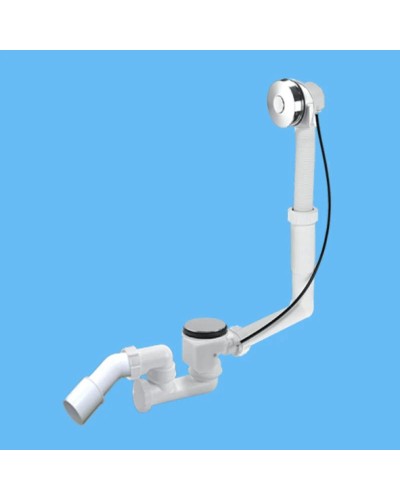 Слив-перелив для ванны нажимного действия McALPINE MRB13CBSR