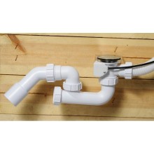 Слив-перелив для ванны McALPINE MRB2CNS-PB