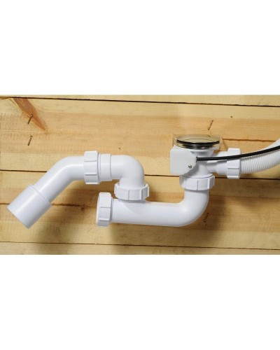 Слив-перелив для ванны McALPINE MRB2CNS-PB