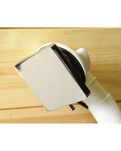 Слив-перелив для ванны McALPINE MRB14CBSQ-PB