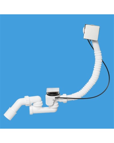 Слив-перелив для ванны McALPINE MRB14CBSQ-PB