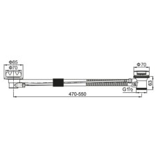 Слив-перелив для ванны Cezares CZR-STWA1-03