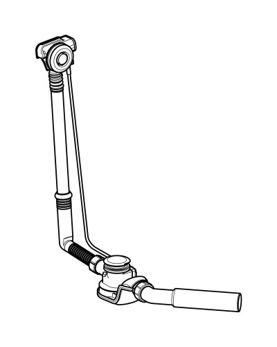 Слив-перелив для ванны Geberit 150.757.21.1