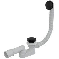Слив-перелив для ванны ClickClack AlcaPlast A507BLACK-120