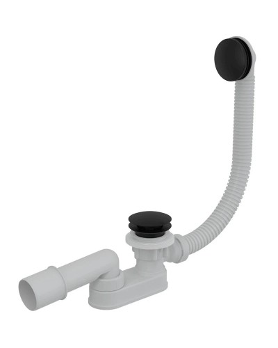 Слив-перелив для ванны ClickClack AlcaPlast A507BLACK-120