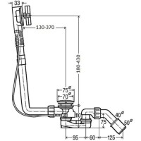 Слив-перелив Bette Multiplex Trio M5 B602-000