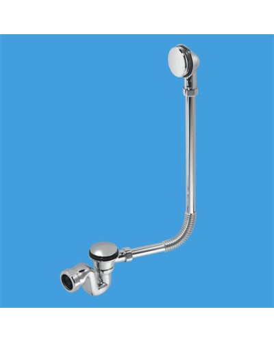 Слив-перелив для ванны McALPINE BRASSTRAP-25-CP