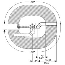 Слив-перелив для ванны Geberit 150.520.21.1