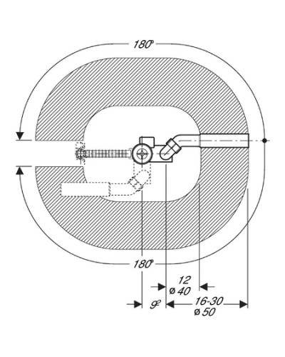 Слив-перелив для ванны Geberit 150.520.21.1