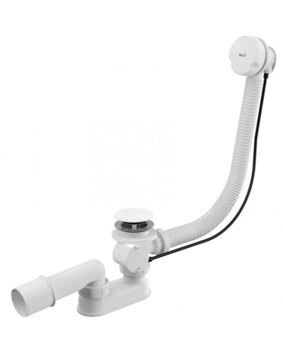 Слив-перелив Alcaplast A51BM полуавтомат Белый