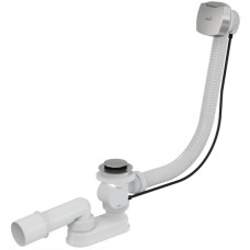 Слив-перелив Alcaplast A51CR-100 полуавтомат Белый Хром