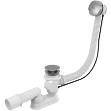 Слив-перелив Alcaplast A55KM-80 полуавтомат Белый Хром