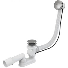 Слив-перелив Alcaplast A55KM-80 полуавтомат Белый Хром