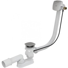 Слив-перелив Alcaplast A564KM3 полуавтомат Белый Хром