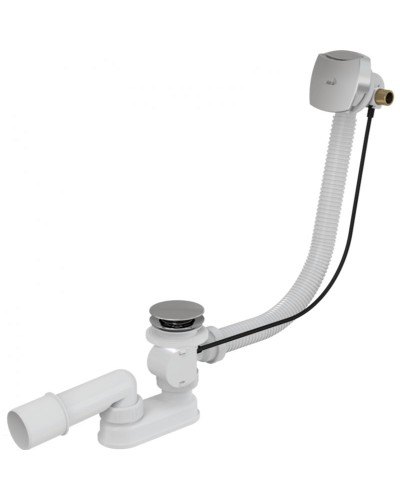 Слив-перелив Alcaplast A565KM1-80 полуавтомат Белый Хром