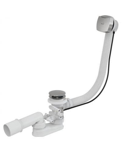 Слив-перелив Alcaplast A566-112122-80 полуавтомат Хром Белый