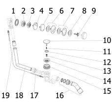 Слив-перелив Viega Multiplex 6162.45 полуавтомат 101909 Хром глянцевый