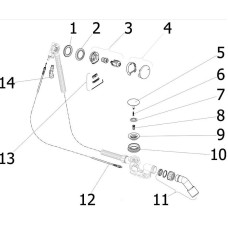 Слив-перелив Viega Simplex Trio 6166.41 728007 полуавтомат с наливом Хром глянцевый