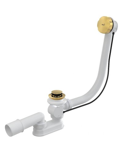 Слив-перелив Alcaplast A55GOLD-RU-01 полуавтомат Золото