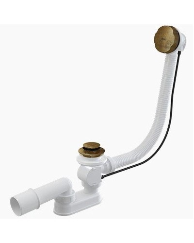 Слив-перелив Alcaplast A55Antic-RU-01 автомат Бронза