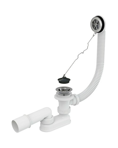 Слив-перелив Koller Pool B70CPPB с пробкой на цепочке Хром