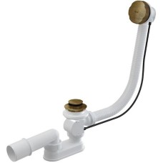 Слив-перелив Alcaplast A55ANTIC-120-RU-01 полуавтомат Бронза