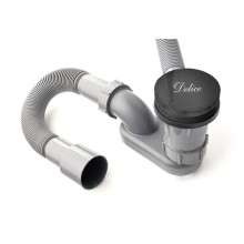 Слив-перелив автомат Черный матовый Delice