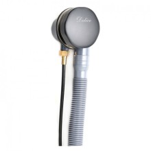 Слив-перелив полуавтомат Черный матовый Delice